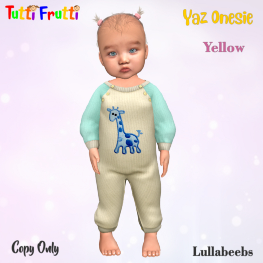 Tutti Frutti - Lullabeebs Yaz Onesie Yellow 