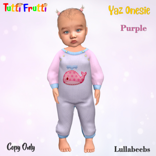 Tutti Frutti - Lullabeebs Yaz Onesie Purple