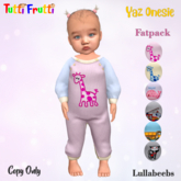 Tutti Frutti - Lullabeebs Yaz Onesie Fatppack