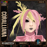 *C:K* Nyanotech Hair [Type B] - Coralliana V3
