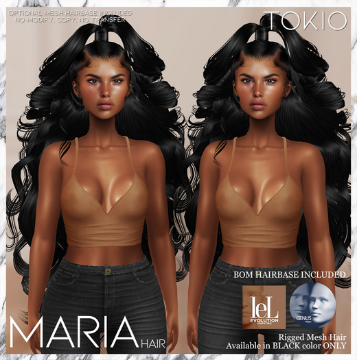 TOKIO Hair - MARIA Alpha Hair - Black