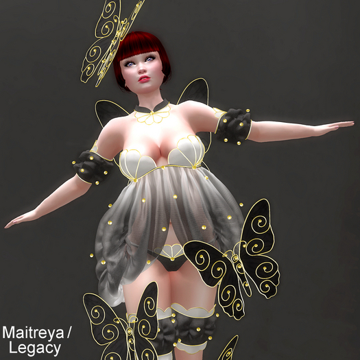 * Butterfly Fairy * Black Outfit *