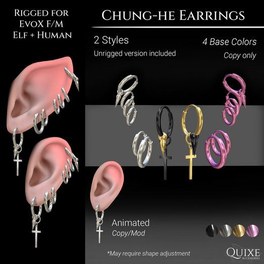 QUIXE - Chung-He Earrings (EvoX)