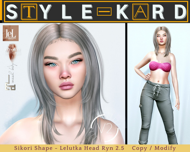 [STYLE-KARD] Sikori  Shape - Lelutka Ryn 2.5