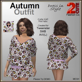 Autumn Outfit [2cute] Cute Girl Print - Tweenster, SMB, AVI(L)