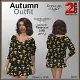 Autumn Outfit [2cute] Cute Monkeys - Tweenster, SMB, AVI(L)