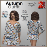 Autumn Outfit [2cute] Sharks - Tweenster, SMB, AVI(L)