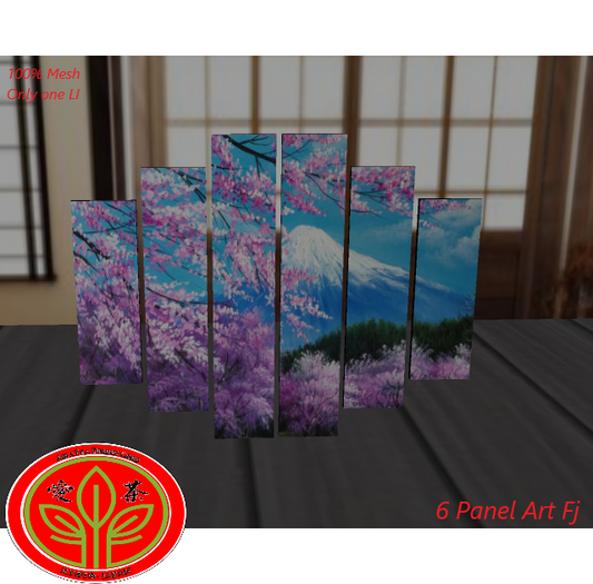 6 Panel Art Fuji 