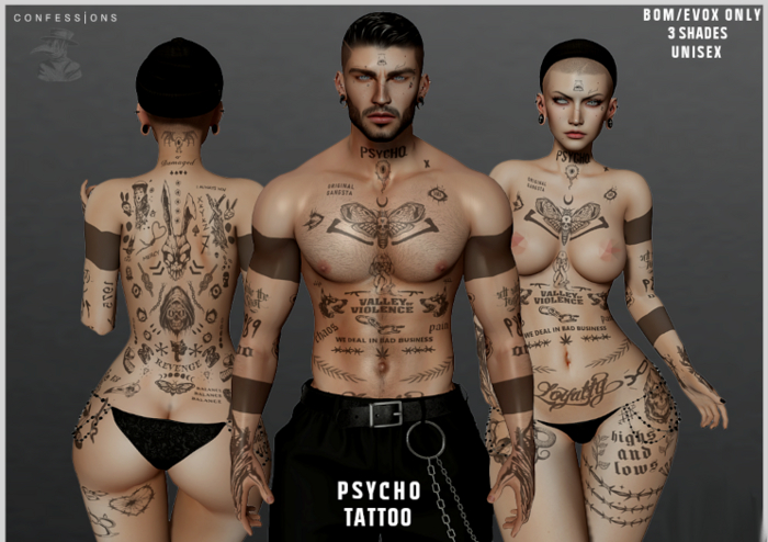 -C- Psycho Tattoo evox / Bom only 