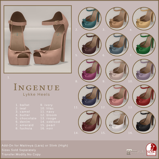 Ingenue :: Lykee Heels (Maitreya) :: Denim