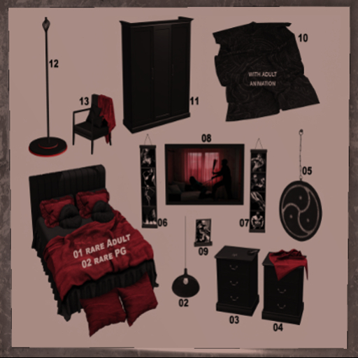 01 ::InkMe:: Hollie BedRoom RARE