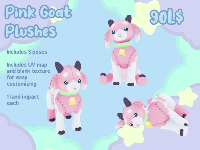 Liminality- Pink Goat Plushes
