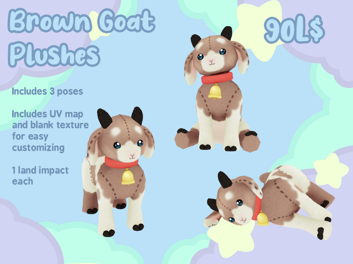 Liminality- Brown Goat Plushes