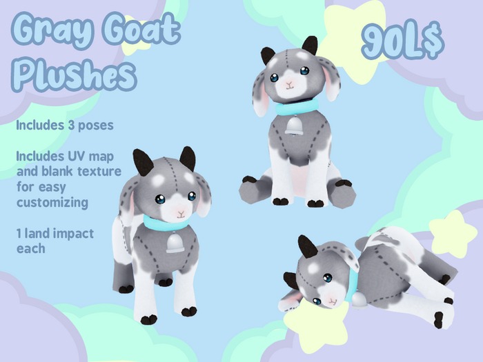 Liminality- Gray Goat Plushes