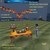 Autumn cake table giver & decor-Box LI=16