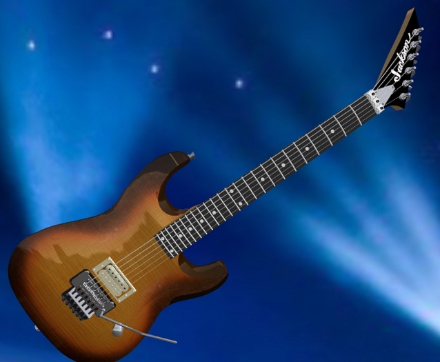 Sunburst Jackson Strat Body Type  (Box)