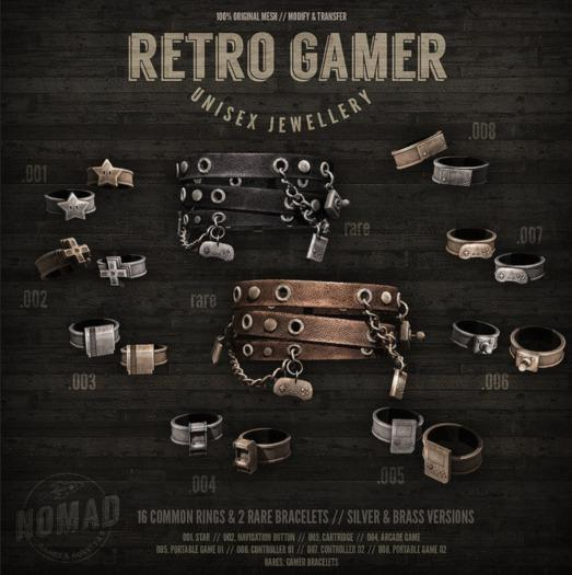 NOMAD // Silver Gamer Ring .002