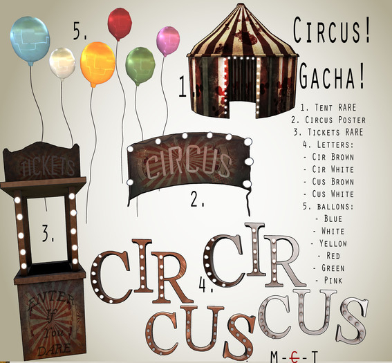 Circus Set Balloon Red