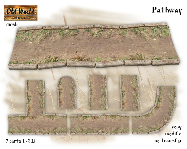 Rustic pathway - Old World - Garden decorations