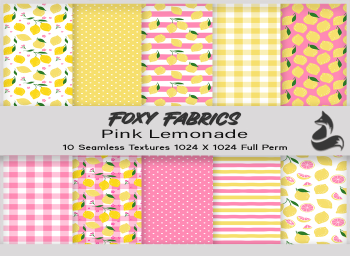 FF - Pink Lemonade Seamless Textures