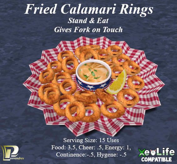 6 Xeolife Compatible Single Use Fried Calamari