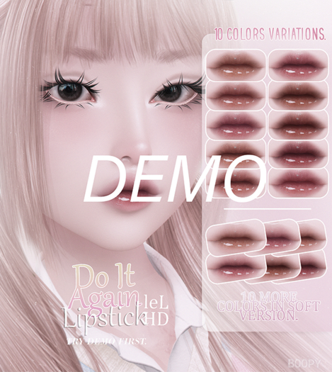 BOOPY - Do It Again Lipstick (DEMO)