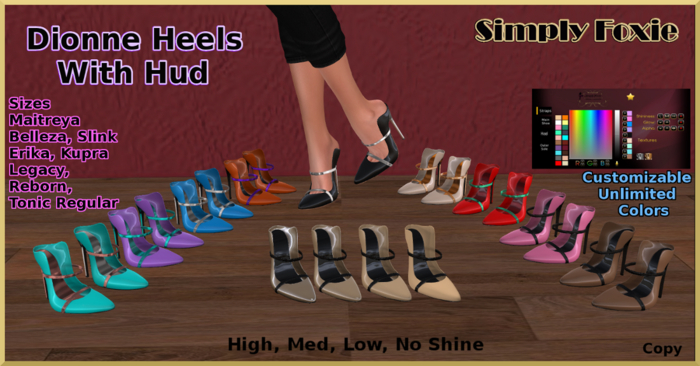 DIONNE HEELS With Hud (Boxed)