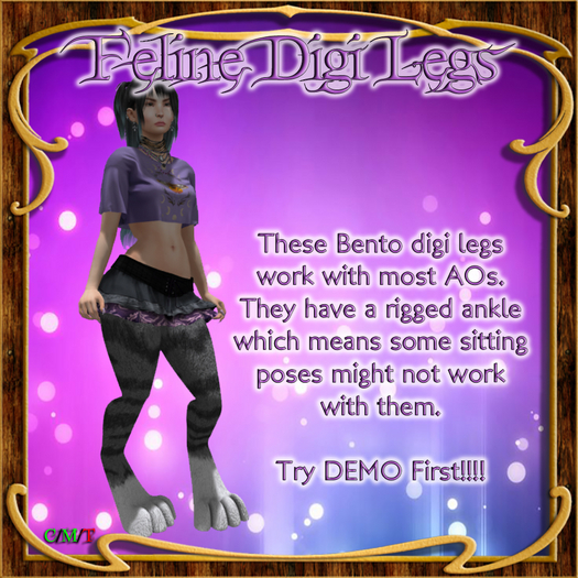 [MT] Feline Digi Legs - Grey Pack