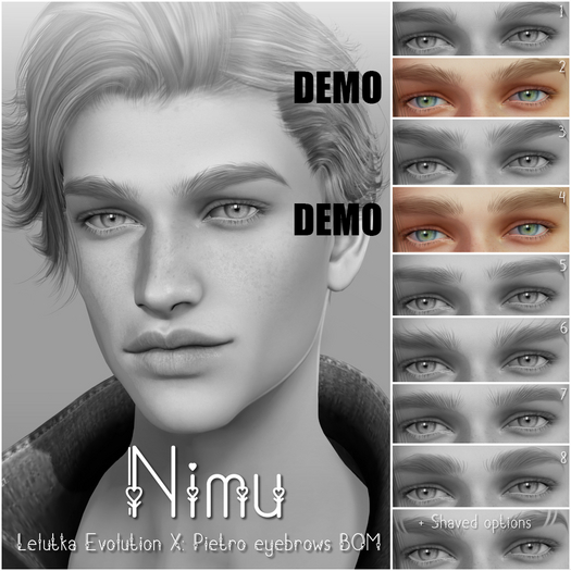 NIMU - Pietro eyebrows - DEMO