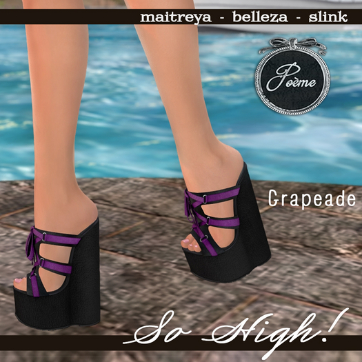 {Poeme} So High Grapeade Platforms