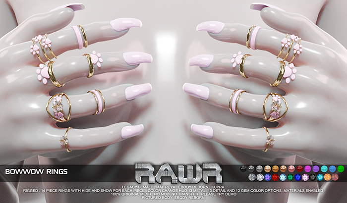 RAWR! Bowwow Rings (add me)