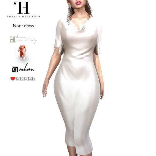 Second Life Marketplace - Thalia Heckroth - Noor dress NUDE