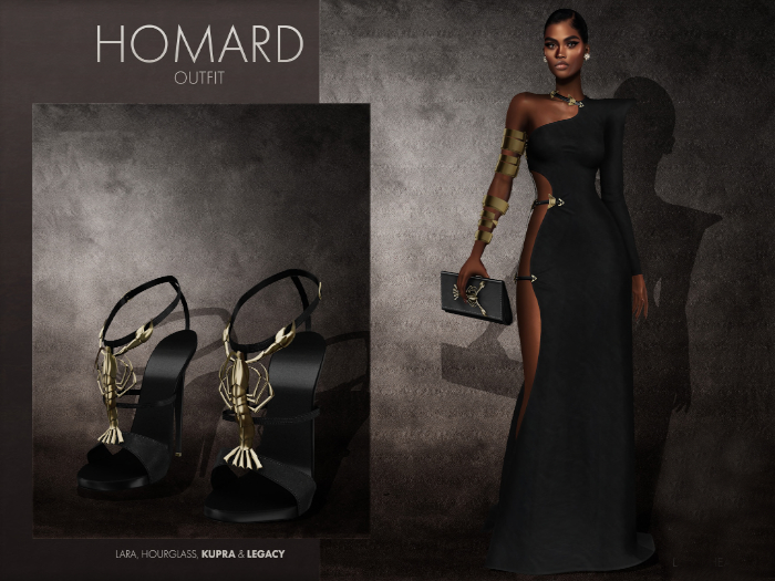 -David Heather-Homard Gown/Fatpack