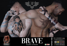 L'Emporio&PL::*Brave*::-Leather armband-Legacy/Athl-Meshbody m*