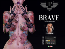 L'Emporio&PL::*Brave*::-Leather armband-Legacy Meshbody f.