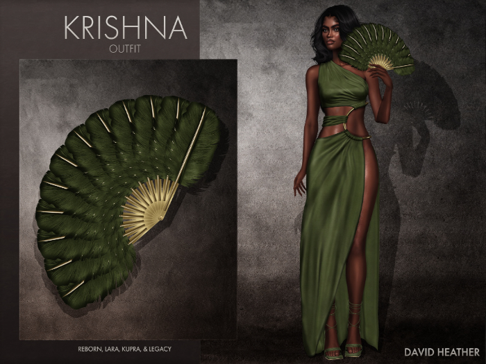 -David Heather-Krishna Dress/Fatpack