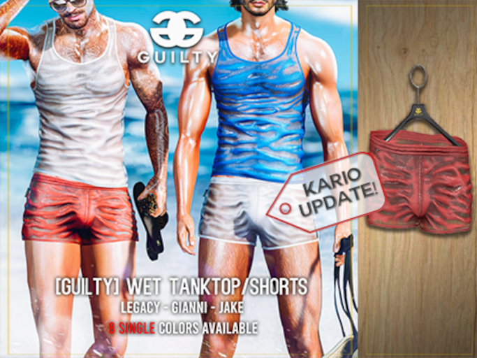 GUILTY 058 Wet Pants Red