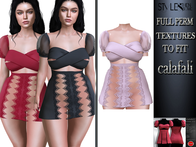 STYLES-calafali *  J-0222- FULL PERM TEXTURE -v4.2