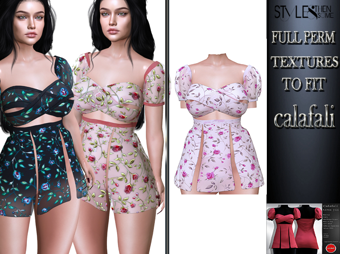 STYLES-calafali *  J-0222- FULL PERM TEXTURE -v6.3