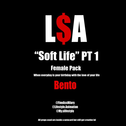 L$A - "Soft Life" Female Pack