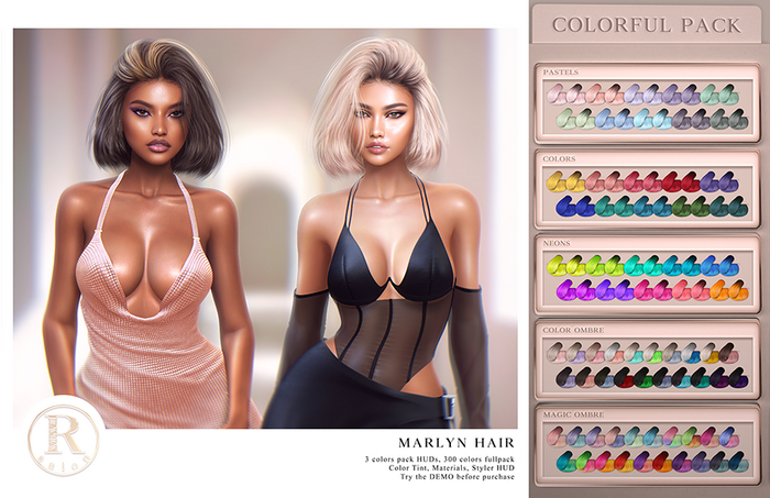 RAMA.SALON - Marlyn Hair 'Colorful Pack'