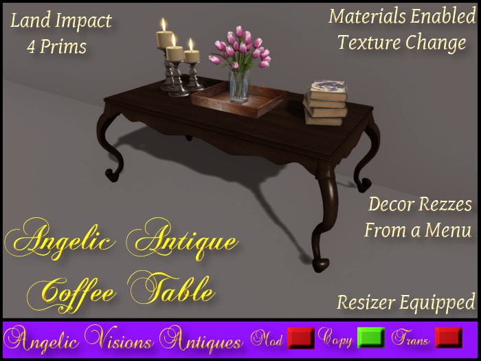 Angelic Antique Coffee Table