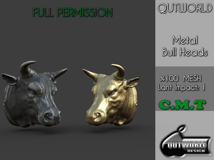 .::QUTWORLD Metal Bull Heads::.FP 
