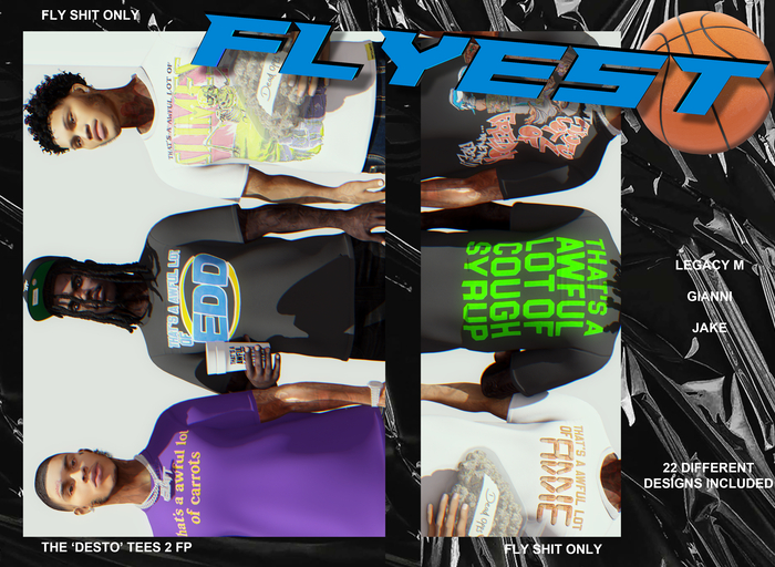 FLYEST X FWRD//DESTO TEES 2 FP