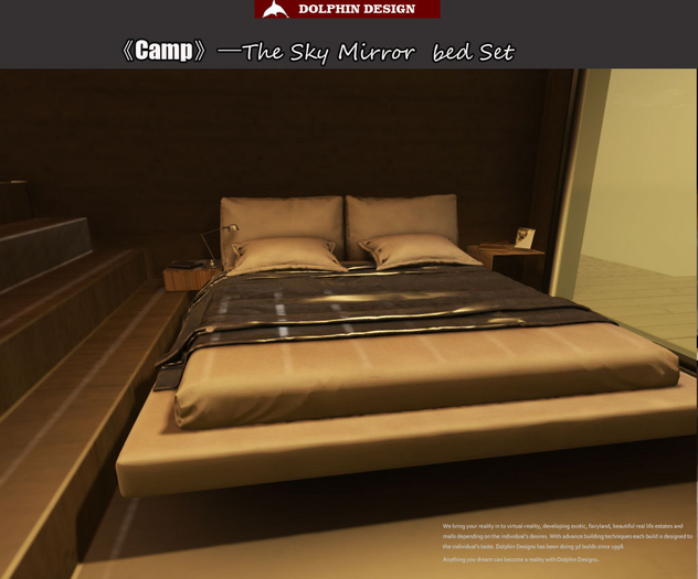 [Dolphin Design]The Sky Mirror  bed Set