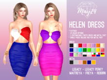 May24 - Helen Dress Fatpack - Maitreya, Legacy, Legacy Perky, Belleza Freya, Ebody Reborn