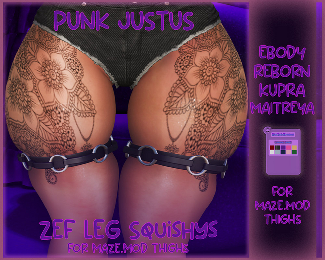 Zef Leg Squishys for MAZE by Punk JUSTUS [ADD] {UNPACKER HUD}