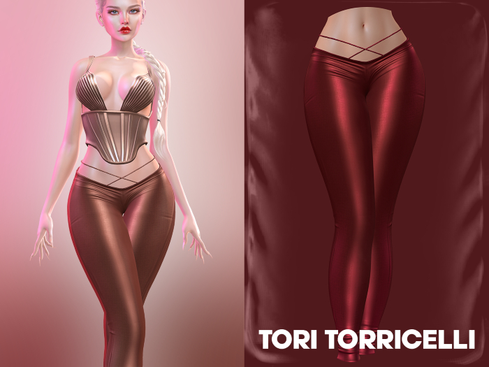 TORI TORRICELLI // Gigi Leggings // C12.Oxblood