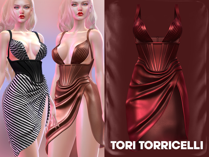 TORI TORRICELLI // Gigi Dress // C12.Oxblood