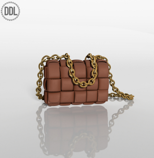 [DDL] Torn (Brown) Chain Shoulder Bag